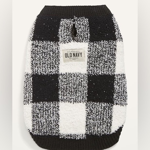 NWT plaid dog sweater - Picture 1 of 3